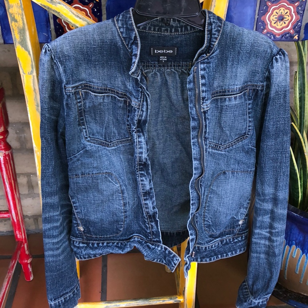 Adorable vintage BeBe Jean jacket